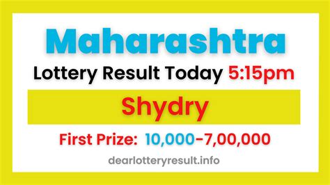 maharashtra sagar laxmi weekly draw today